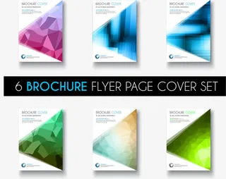 矢量宣传画册正反面免抠