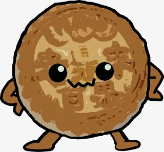 手绘可爱月饼免抠