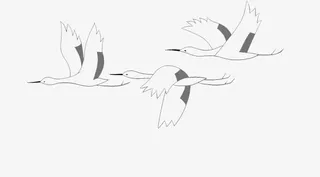 大雁装饰12免抠