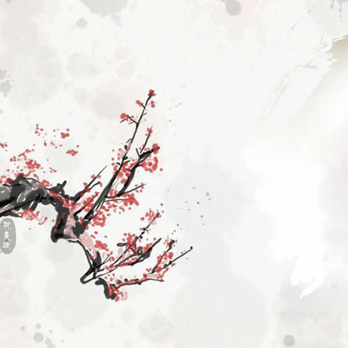 中国风梅花背景图高清