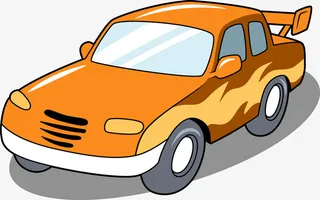 卡通可爱汽车素材图免抠