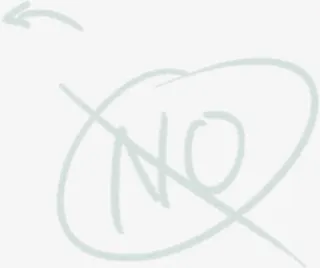 禁止卡通手绘字母箭头免抠