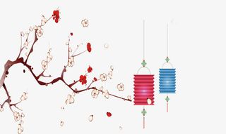 梅花装饰图案免抠