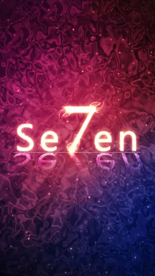 创意数字7H5背景高清