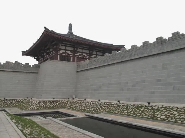 古代城楼免抠
