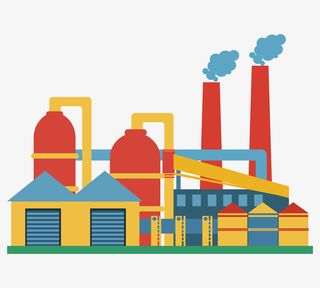 生产设备工厂车间免抠