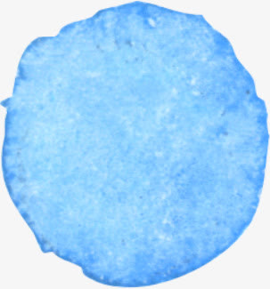 蓝色水墨色块免抠