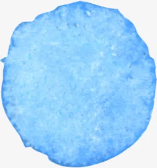 蓝色水墨色块免抠