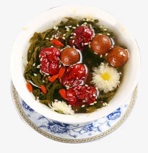 宁夏特产八宝茶盖大碗茶免抠