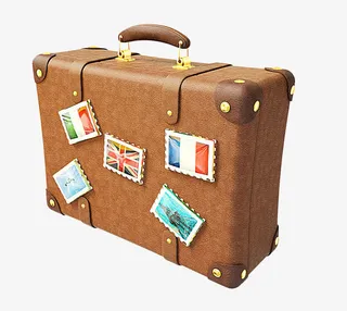 行李箱图片免抠