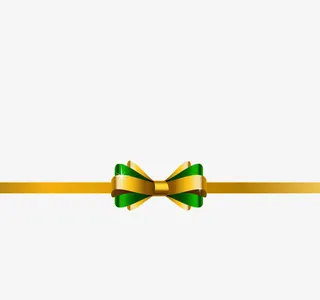 蝴蝶结丝带免抠