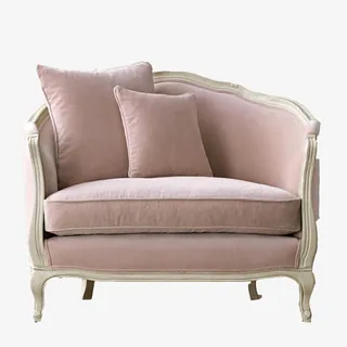 法式实木雕花沙发免抠