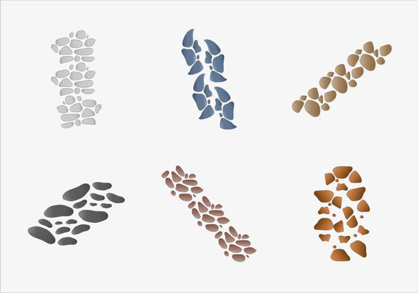 石子路矢量免抠