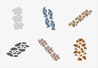 石子路矢量免抠