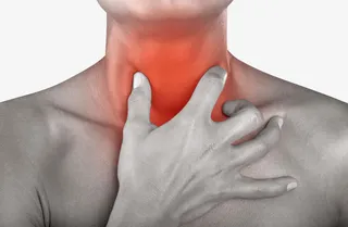 咽喉肿好痛高清免扣素材免抠