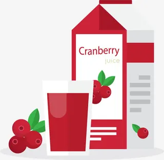 蔓越莓果汁免抠