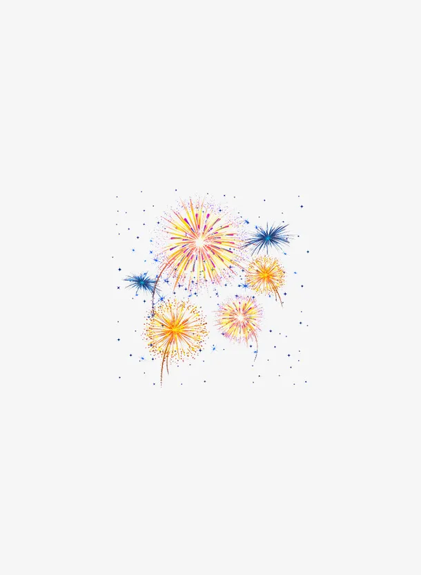 漂亮的烟花烟花免抠