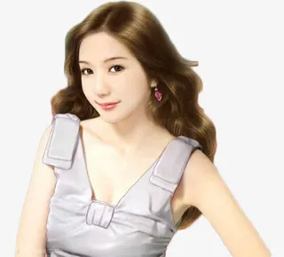 现代美女免抠