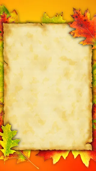 枫叶主题相框图片高清