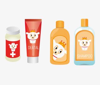 矢量狗用品狗食免抠