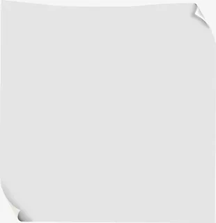 白色卷边纸张1免抠