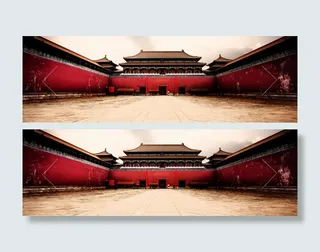 中国风建筑故宫皇宫免抠