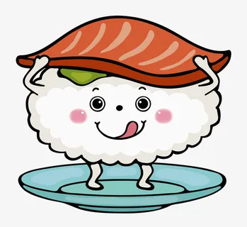 卡通可爱白色饭团免抠图免抠