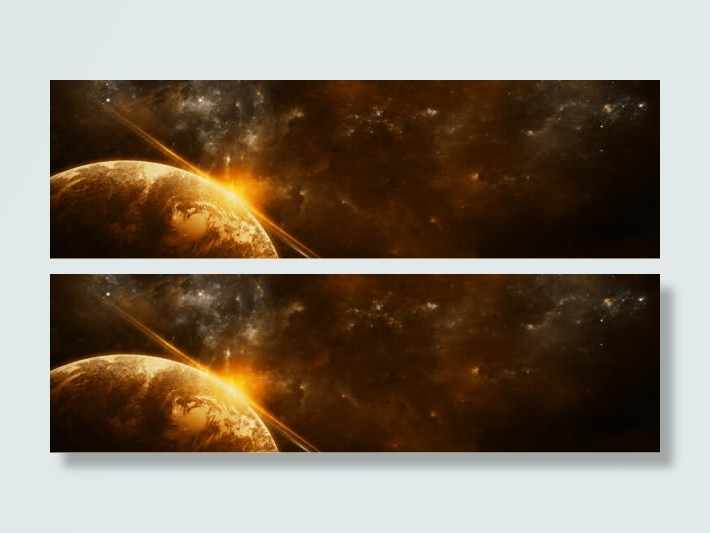 科幻大气设计banner背景