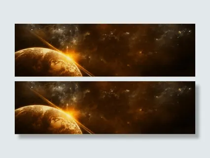 科幻大气设计banner背景