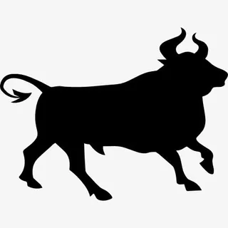 公牛的剪影图标免抠 公牛的剪影图标免抠