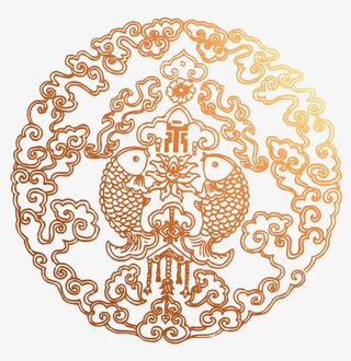 古代云纹元素免抠