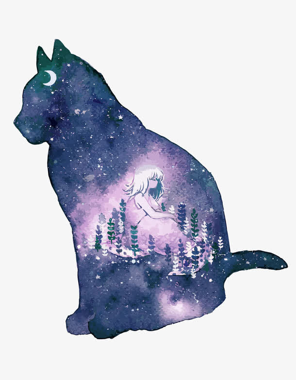 矢量猫咪免抠