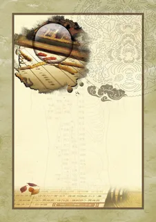 学校古典展架背景素材高清