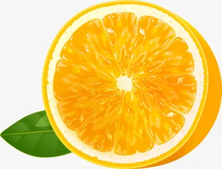 黄色卡通水果免抠