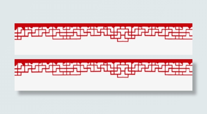 中国风房梁边框免抠