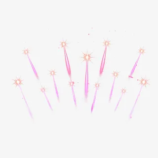 紫色酷炫动感多彩光效素材免抠