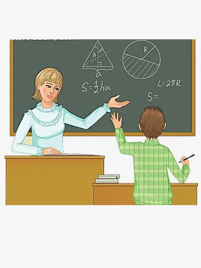 老师和学生免抠