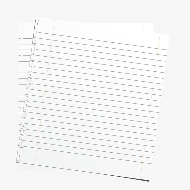 矢量条形信纸免抠