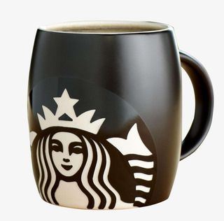 黑色星巴克马克杯免抠