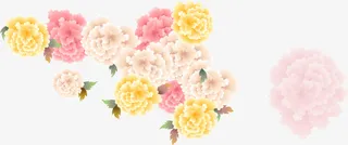 母亲节花朵装饰免抠