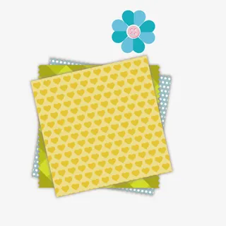 矢量艺术便签纸张免抠