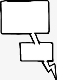 黑色社交对话框元素免抠