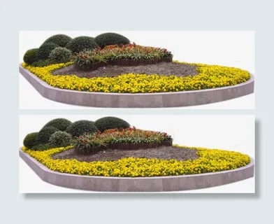 花圃花坛园艺免抠