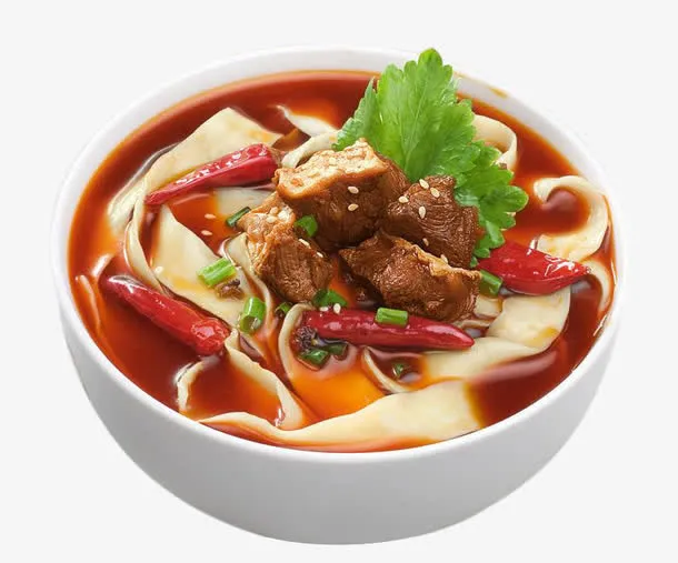 麻辣牛肉刀削面免抠