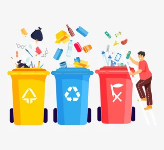 垃圾分类*人免抠