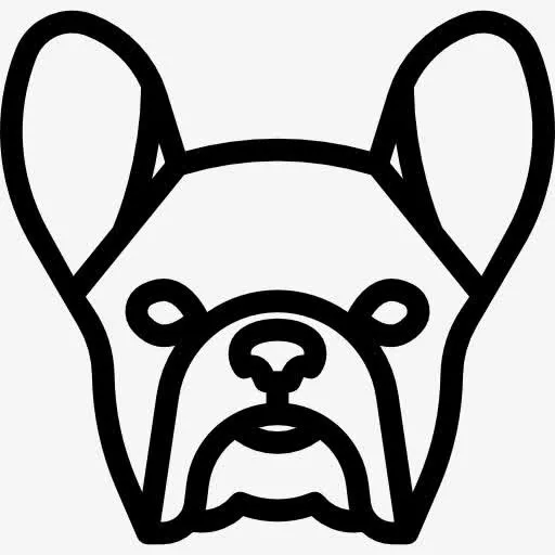 法国斗牛犬图标免抠