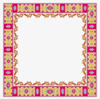 美丽的藏式花边免抠