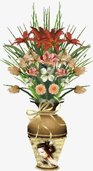 情人节花束免抠