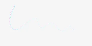 蓝粉亮色小清新波浪线免抠