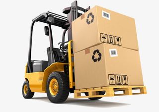 物流叉车免抠